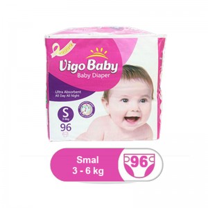 VIGO BABY DIAPER SMALL 96PCS