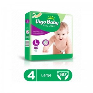 VIGO BABY DIAPER LARGE 80PCS