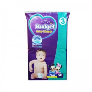 BUDGET BABY DIAPER ECONOMY MEDIUM 44PCS