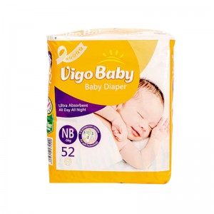 VIGO BABY DIAPER NEW BORN 52PCS