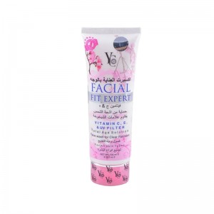 YC FACE WASH FACIAL FIT EXPERT AGE SOLUTION PINK 100ML