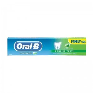 ORAL B STRONG TEETH HERBAL MINT GEL 140GM IMP