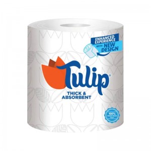 ROSE PETAL TULIP TISSUE ROLL THICK & ABSORBENT