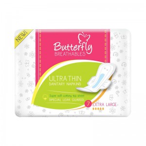 BUTTERFLY BREATHABLES COTTON ULTRA THIN EXTRA LONG 7S