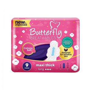 BUTTERFLY BREATHABLE MAXI THICK LONG 9S