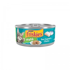 FRISKIES CAT FOOD SEA CAPTAINS CHOICE TIN 156GM