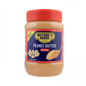 NATURES HOME CREAMY PEANUT BUTTER 510GM