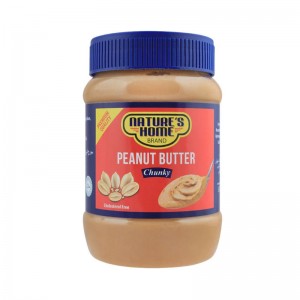 NATURES HOME CHUNKY PEANUT BUTTER 340GM
