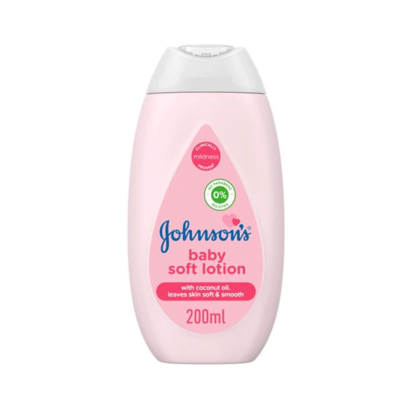 JOHNSONS BABY SOFT LOTION 200ML PINK