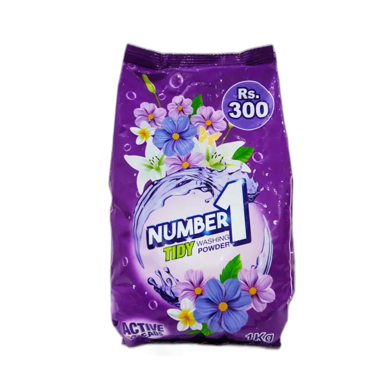 NUMBER 1 TIDY DETERGENT POWDER 900GM