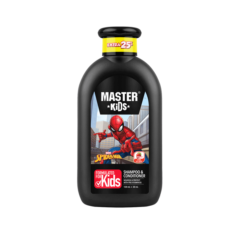 MASTER KIDS SHAMPOO & COND SPIDERMAN 150ML