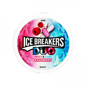 ICE BREAKER SUGAR FREE CANDY RASPBERRY 42GM