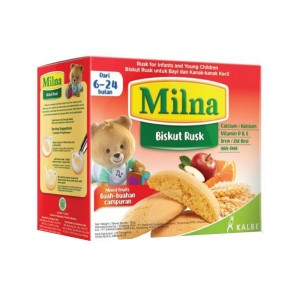 MILNA BABY RUSK MIX FRUIT 130GM