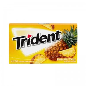 TRIDENT SOFT GUM PINEAPPLE TWIST 14`S