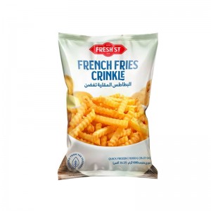 FRESH ST FRENCH FRIES CRINKLE 1KG