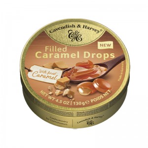 C&H CARAMEL DROPS FILLED WITH FINEST CARAMEL CANDY, 130G