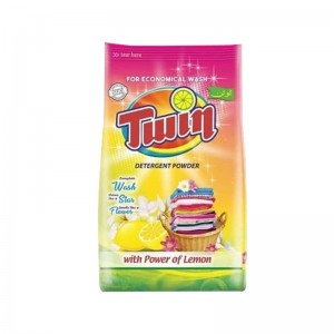 SUFI TWIN LEMON DETERGENT POWDER 1KG