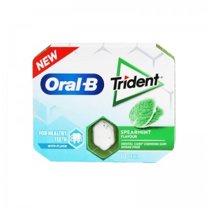 TRIDENT GUM ORAL-B SPEARMINT 10`S