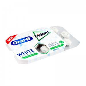 TRIDENT GUM ORAL-B WHITE SF SPEARMINT 10'S