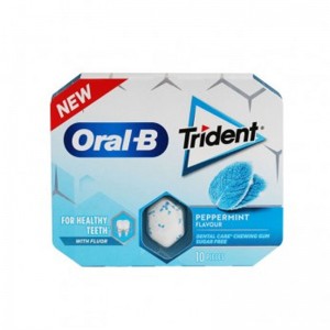 TRIDENT GUM ORAL-B PEPPERMINT 10`S