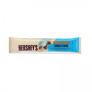 HERSHEYS CHOCO TUBE CHOCOLATE COOKIES N CREAM 18GM