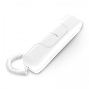 ALCATEL T06 – SLIM CORDED LANDLINE PHONE WHITE