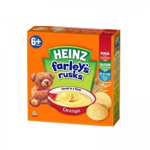 HEINZ FARLEY RUSK ORANGE 120GM