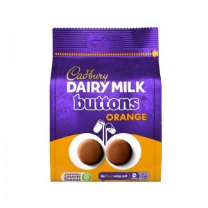 CADBURY DAIRY MILK BUTTONS ORANGE 110GM