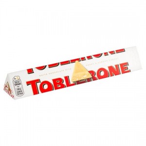 TOBLERONE WHITE CHOCOLATE 100GM