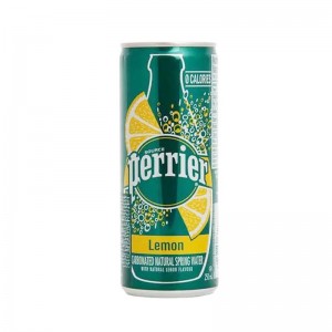 PERRIER LEMON DRINK 250ML CAN