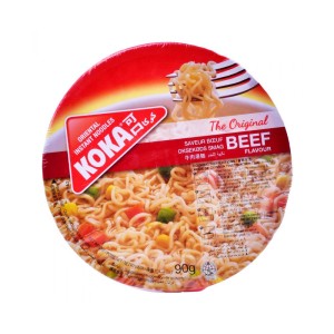 KOKA BEEF BOWL NOODLES 90GM