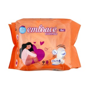 ROSE PETAL EMBRACE MAXI ESSENTIALS 9 PADS L