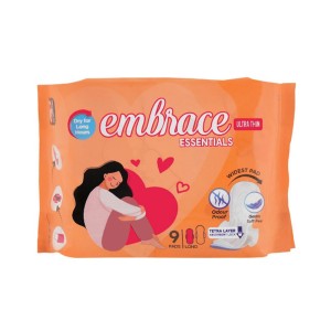 ROSE PETAL EMBRACE ULTRA THIN ESSENTIALS 9PADS L