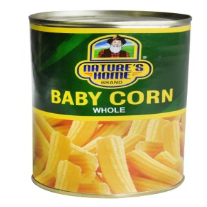 NATURES BABY CORN WHOLE 400GM