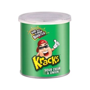 KRACKS SOUR CREAM & ONION CHIPS 45GM