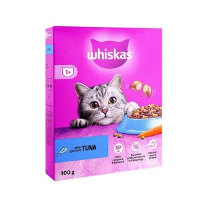 WHISKAS CAT FOOD  WITH TUNA 1+ 300GM