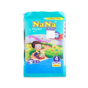 NANA SMARTY BABY DIAPER LARGE 54`S