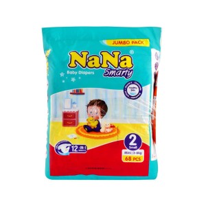 NANA SMARTY BABY DIAPER SMALL 68`S