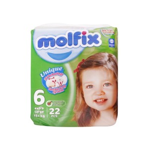 MOLFIX BABY DIAPER XL 22`S
