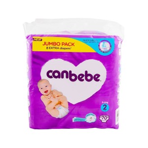 CANBEBE DIAPERS MINI 2 JUMBO 70'S