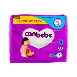 CANBEBE DIAPERS 28 PCS JUNIOR 5
