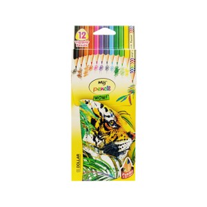 DOLLAR PENCIL COLOR LEAD FULL SIZE WOW PTC 13 ASST
