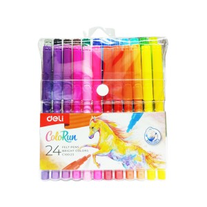DELI FELT PEN 24`S 10023