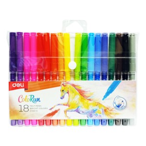 DELI FELT PEN 18`S 10013