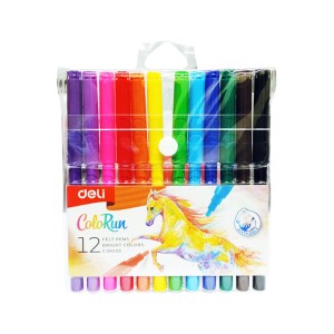 DELI FELT PEN 12`S 10003