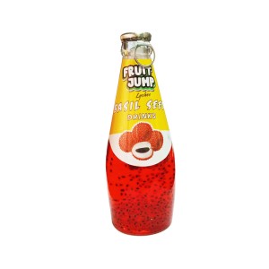 FRUIT JUMP BASIL SEED DRINK LYCHEE 290ML