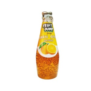 FRUIT JUMP BASIL SEED DRINK ORANGE 290ML