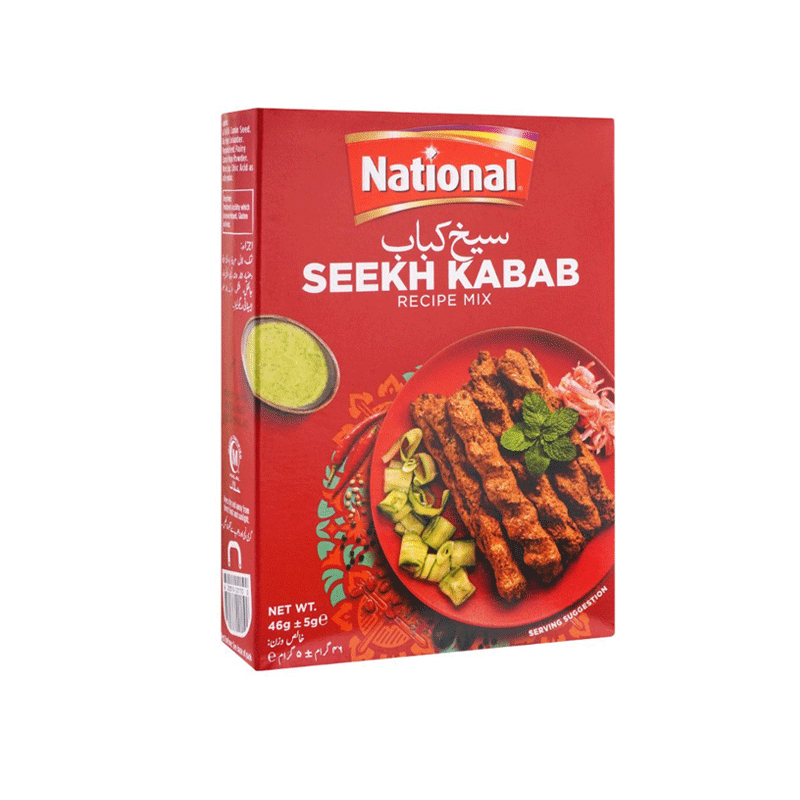NATIONAL SEEKH KABAB MASALA MIX 50GM