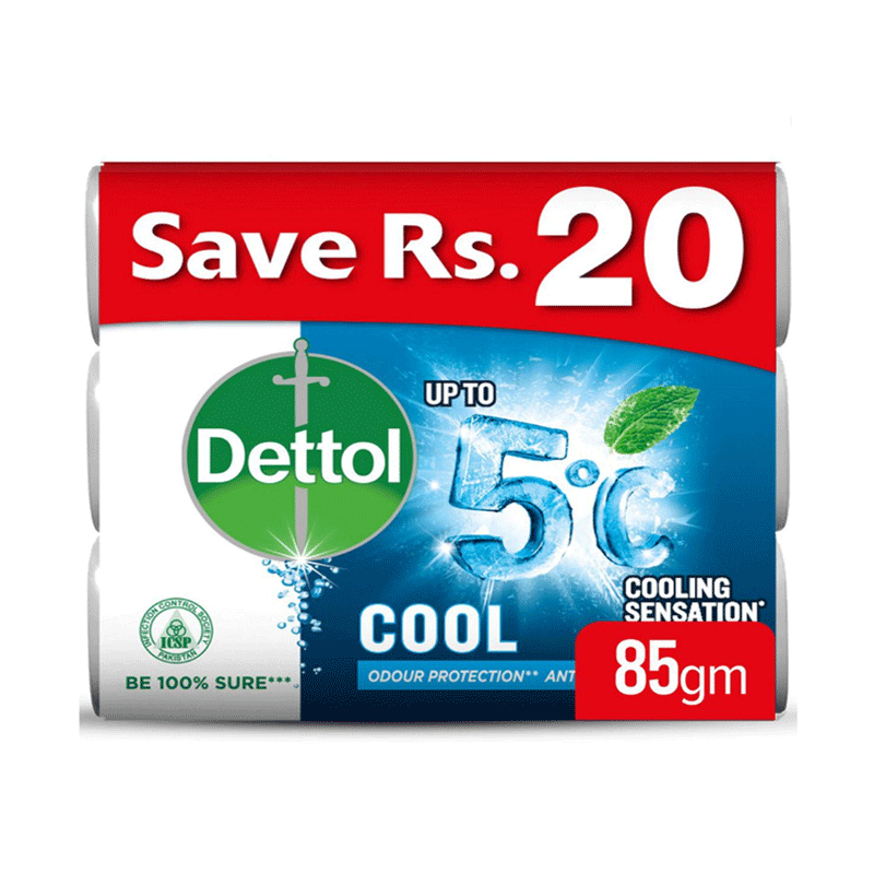 DETTOL SOAP COOL 3X85GM