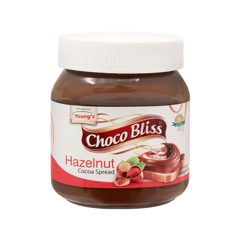 YOUNG`S CHOCO BLISS HAZELNUT CHOCOLATE SPREAD 350GM